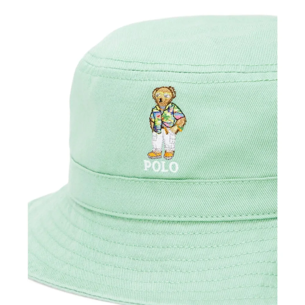 Polo Ralph Lauren Boys Polo Bear Bucket Hat - Celadon, 2-4